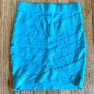 Tiffany Blue/ Robin’s Egg color Tube Top / Mini Skirt